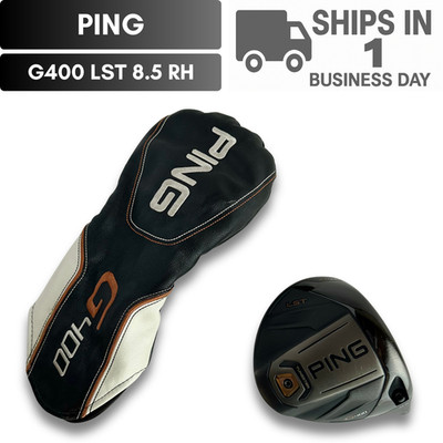 Ping G400 LST 8,5 Grad Driver Kopf nur rechte Hand Headcover GEBRAUCHT SCHNEL...