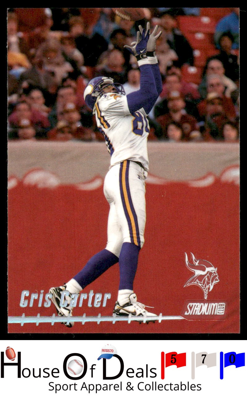 1999 Stadium Club #24 Cris Carter Minnesota Vikings Football card