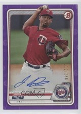 2020 Bowman Prospects Auto Purple 211/250 Jhoan Duran #PA-JD Auto 0m4q