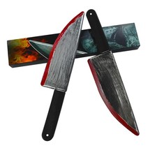 Fake Knife Prop,Butcher Fake Knife 2Pack,Classic Horror Props