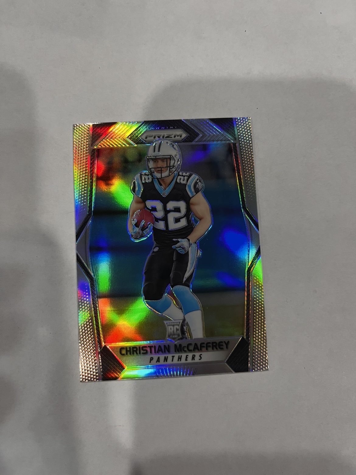 2017 Panini Prizm - Rookies Christian McCaffrey #249 Silver Prizm (RC)