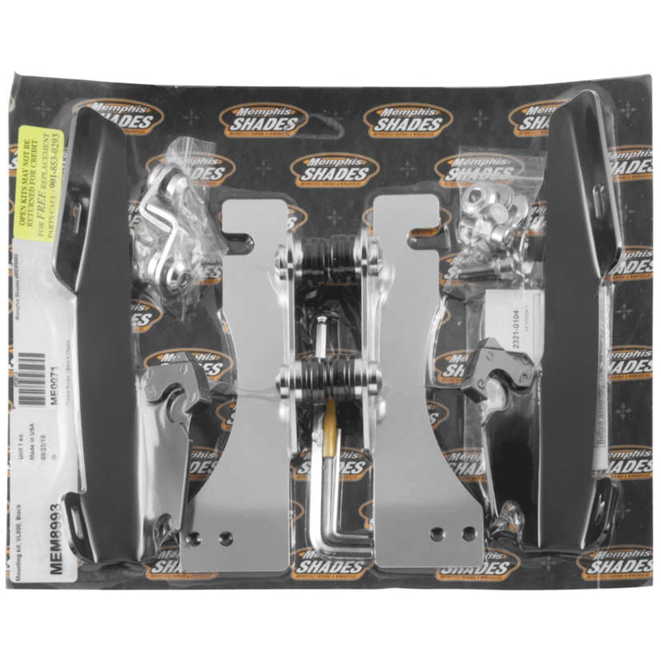 Memphis Shades Batwing Trigger Lock Mounting Kit - VL800 - Black MEM8993 - Imagem 2 de 4