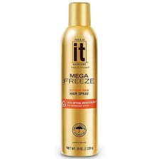 Freeze IT Mega Freeze Hair Spray, Extreme Hold,10 oz,