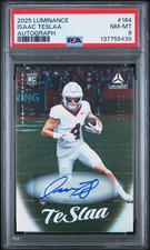 2025 PANINI LUMINANCE AUTO #164 ISAAC TESLAA 132/700 PSA 8