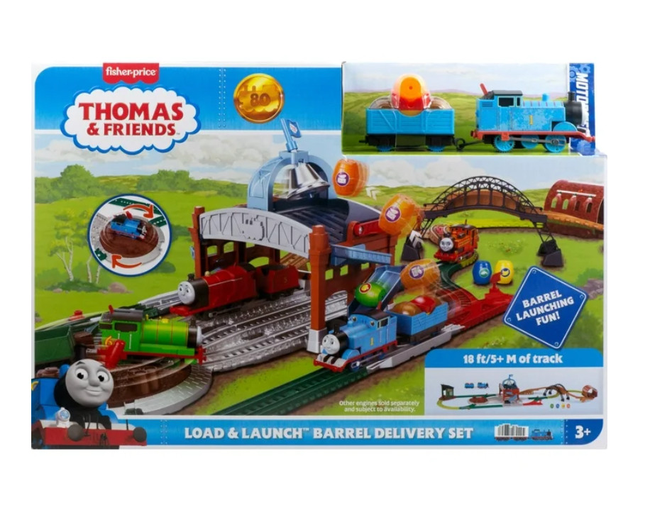 Thomas & Friends Load & Launch Barrel Delivery Set with Clas