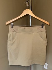 Columbia Flirty Skort Omni-Shield Advanced Repellency Size M Tan, Golf, Tennis