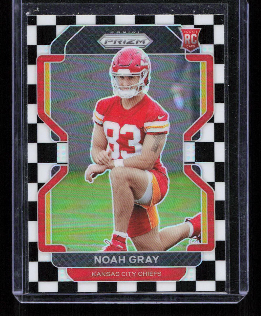 Noah Gray 2021 Panini Prizm #418 Black and White Checker Rookie SSP