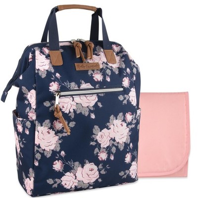 Baby Essentials Super Cooler Main Frame Diaper Backpack with Changing Pad, St...