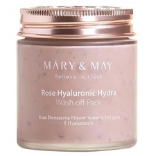 Mary&May Rose Hyaluron Face Mask Creamy Brightening Moisturising 125 g