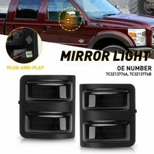 Amber LED Side Mirror Signal Light For 2008 2009 2010-16 Ford F250 F350 F450 SD