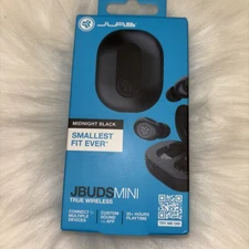 JLab JBuds MINI True Wireless Earbuds Bluetooth -Smallest Fit Ever-Black*New