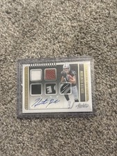 4 of 5!!! Hunter Renfrow 2019 Panini Absolute! Jersey, glove, ball, auto