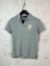 Polo Ralph Lauren Custom Fit Grey Short Sleeve Cotton Men's Polo Size S