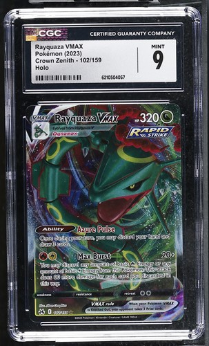 Rayquaza VMAX graded CGC 9 for sale on eBay