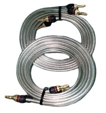 Cambridge Audio Ultra 100 Composite spkr.  Cables  2 x 2.3 metre + banana plugs 