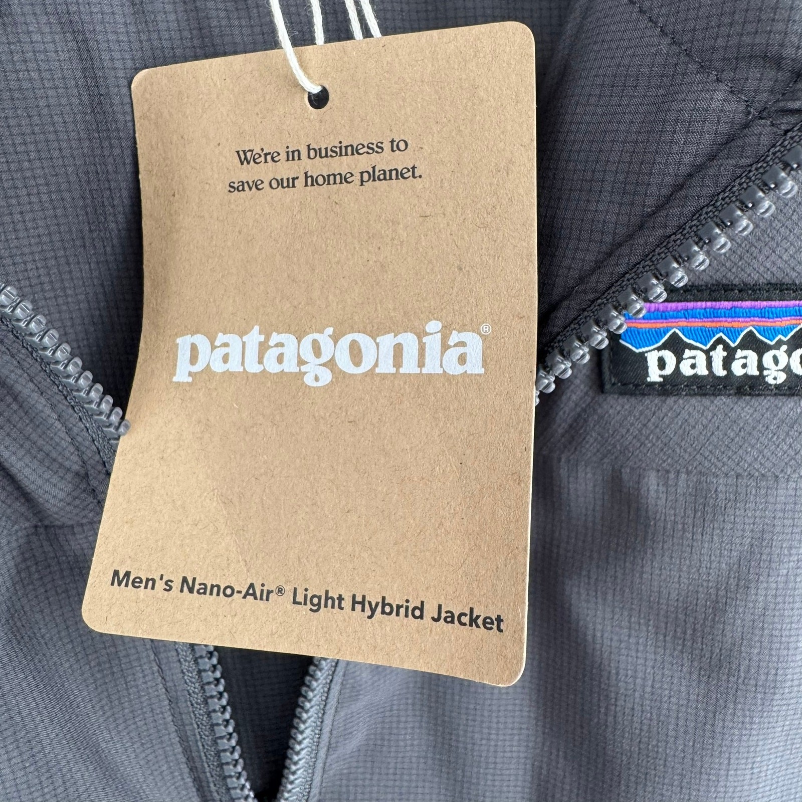 Patagonia Deschutes Brewery Nano-Air Light Hybrid Jacket Mens Small Gray NEW image 6