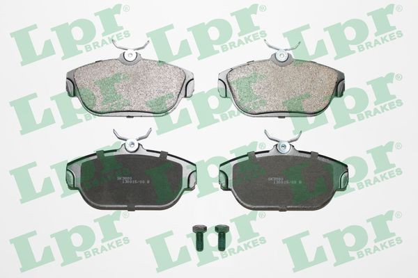 Plaquettes de frein LPR 05P601 pour remplacer les freins usés de Volvo