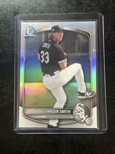 HAGEN SMITH 2025 Bowman Chrome Draft LOGOFRACTOR #d /35 RC