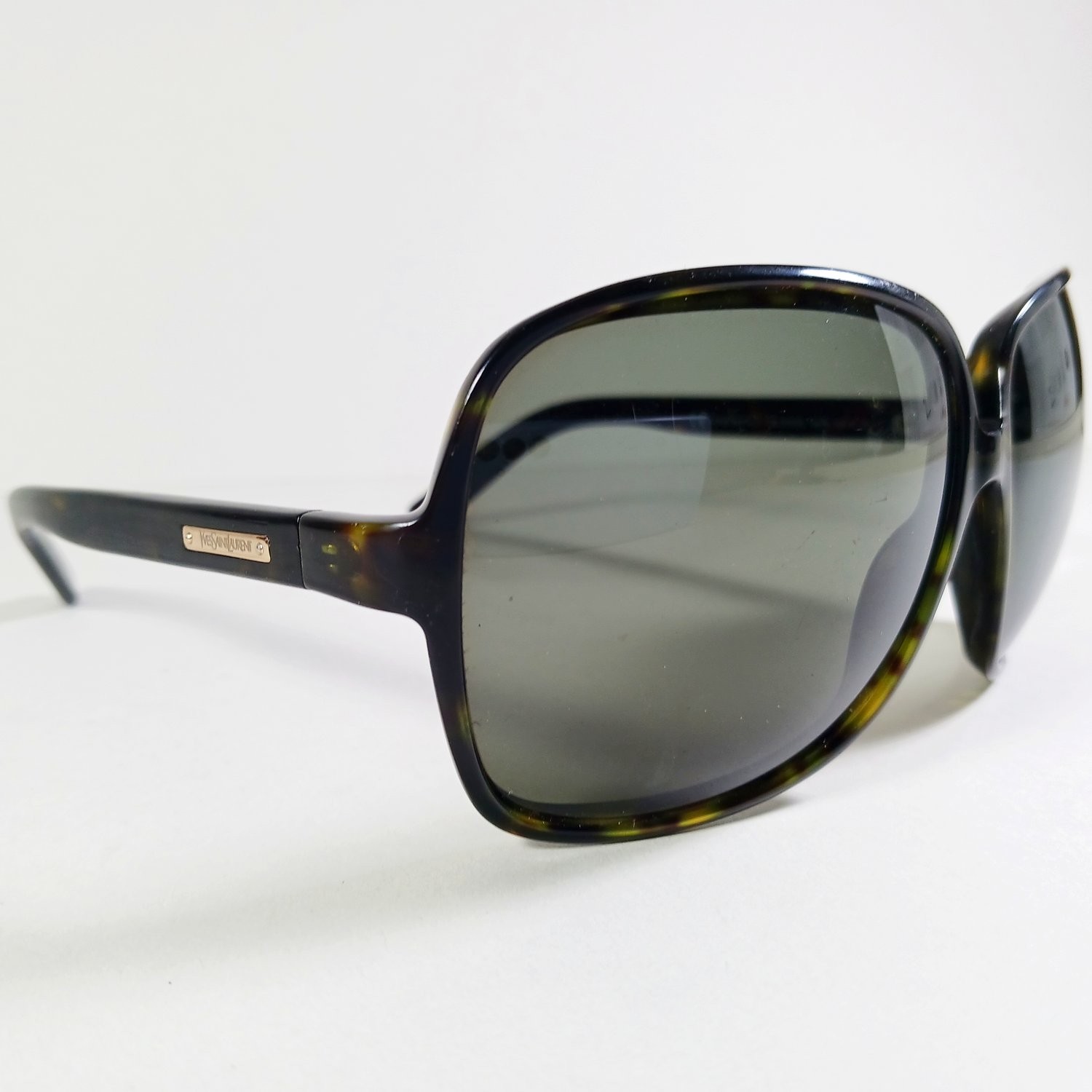 Occhiali da sole Yves Saint Laurent YSL 6134 S vintage marrone rari anni 80