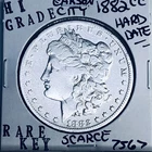 1882 CC MORGAN SILVER DOLLAR HI GRADE GENUINE U.S. MINT RARE KEY COIN 7567