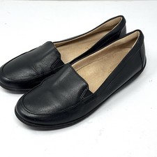 SOUL Naturalizer Kacy Black Leather Slip On Loafer Flats Women’s Sz 8