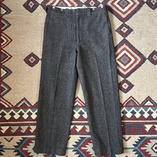 Vintage 80s LL Bean Heavyweight Wool Blend Outdoors Work Pants Mens 36x31