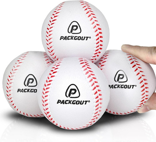 Soft Baseballs Foam for Kids Teenager Players 9 inch, Whi-t
