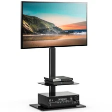 FITUEYES TT206001GB Universal Swivel TV Stand