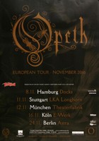 Opeth - Sorseress, Tour 2016 | Konzertplakat | Poster
