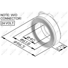 Spule Magnetkupplung-Kompressor NRF für Mercedes-Benz C-Klasse W202 G-Klasse Spule Magnetkupplung-Kompressor NRF für Mercedes-Benz C-Klasse W202 G-Klasse
