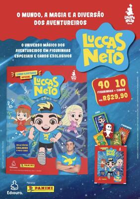Kit Envelopes com cromos - Luccas Neto (Português) Folha solta