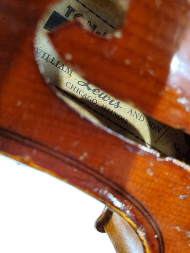 Vintage Ton Klar "The Dancla" 3/4" Size Violin Made in Germany With Bow And Case - Picture 6 of 11