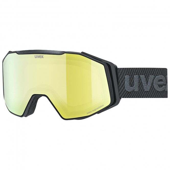 Uvex Gravity FM Goggle - Black/Mirror Yellow - S3