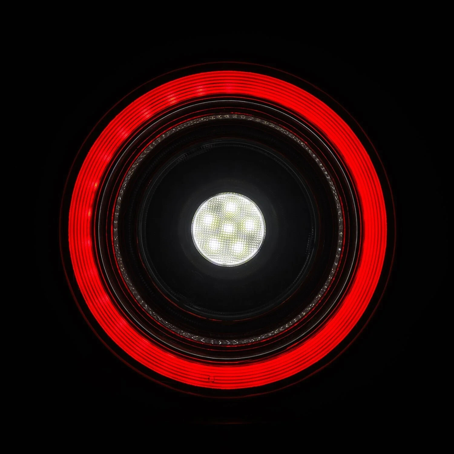 For 10-15 Ferrari 458 NOVA-Series Prismatic LED Tail Lights - Red Smoke 668003