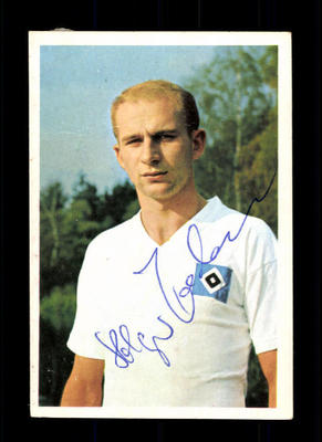 Holger Dieckmann Hamburger SV Bergmann Collectible Picture 1965/66 Original Signed