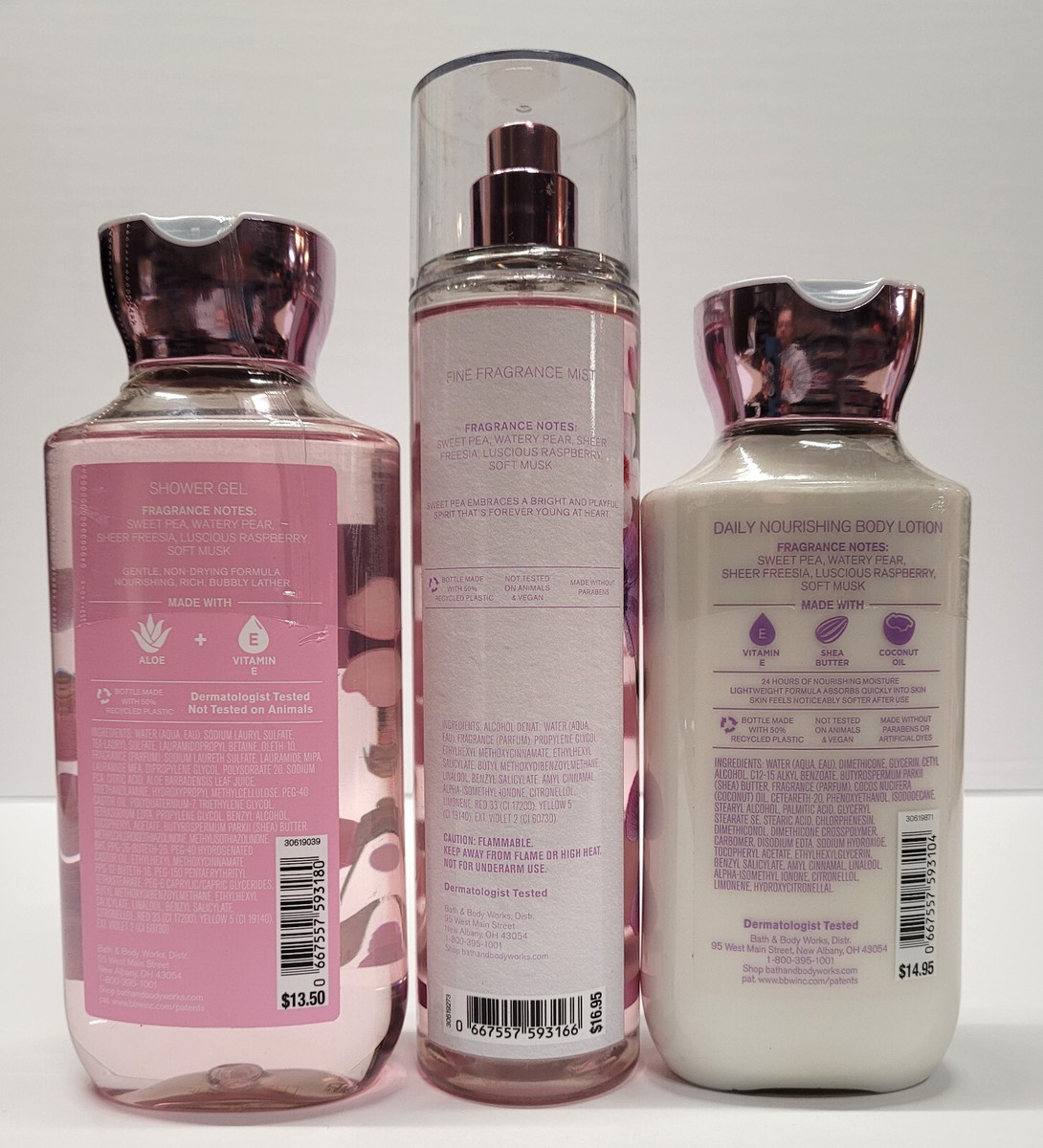 Bath & Body Works Body Lotion Shower Gel Fragrance Mist You Choose