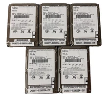 5X Fujitsu 60GB Internal 5400RPM 2.5" (MHW2060BH) SATA HDD