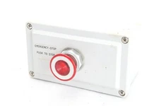CF1PB Stahlin Fiberglass Enclosure 6.5"x4"x3.5" Emergency Stop Button Push