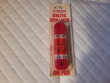 Vintage Converse Athletic Shoe Laces 45 Inch Red Sneakers Shoes NWT NOS USA