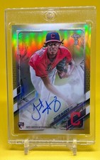 Triston McKenzie⚾️ 2021 Topps Chrome Ben Baller Ed. GOLD 03/50 ✍️Auto RC;