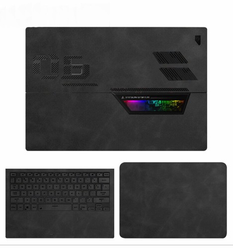 Crazy Horse Leather Laptop Skin Protector for Asus ROG Flow Z13 GZ301 2022 2023 - Picture 13 of 23