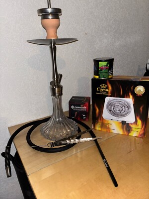 Shisha von Caesar - Premium Shisha Edelstahl/Glas