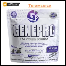 Genepro Protein Powder Unflavoured with Collagen 100% Natural Hair-Skin-Nails