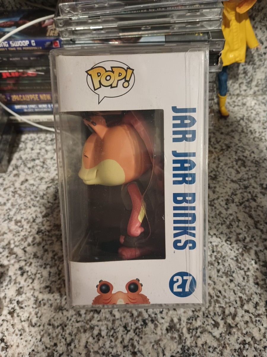 Funko Pop Star Wars Jar Jar Binks #27 Blue Box Vaulted Vinyl