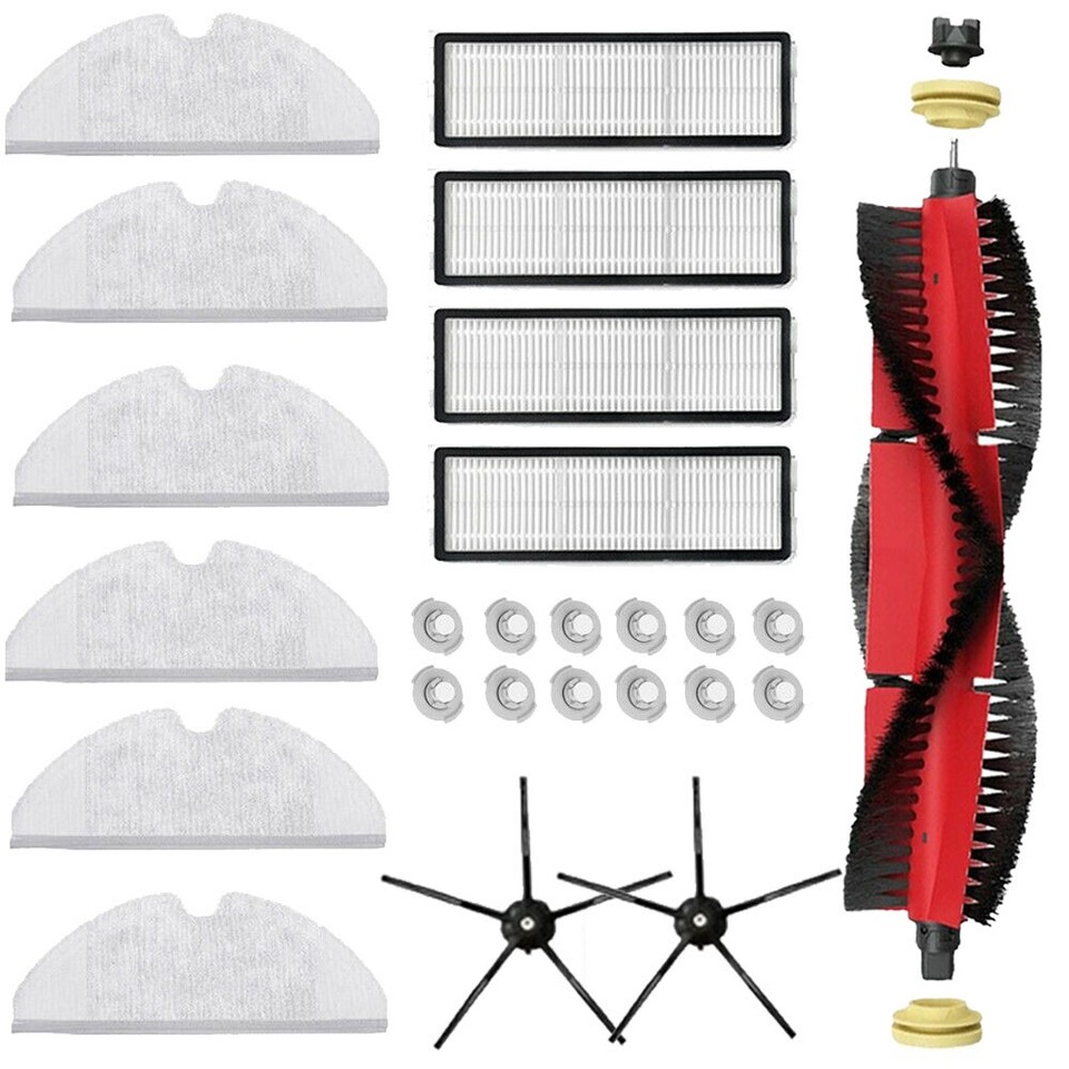 Scatola Della Polvere Del Serbatoio Dell'acqua Per XiaoMi Roborock S5 S50 S51 S55 S6 S60 S6 Pure Aspirapolvere Pezzi Di Ricambio Spazzola Laterale/principale Accessori