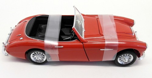 Ertl 1/18 Scale Diecast Model Car 7460 - 1961 Austin Healey 3000 Mk2 - Red - Picture 5 of 6