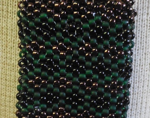 Beaded Necklace Pouch with Fringe Tassels Medicine Bag Coin Purse Talisman Case - Picture 4 of 8