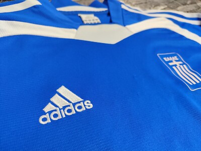 2004年 ギリシャ代表 サッカーアウェイユニフォーム adidas　XXL 2004年 ギリシャ代表 サッカーアウェイユニフォーム adidas XXL