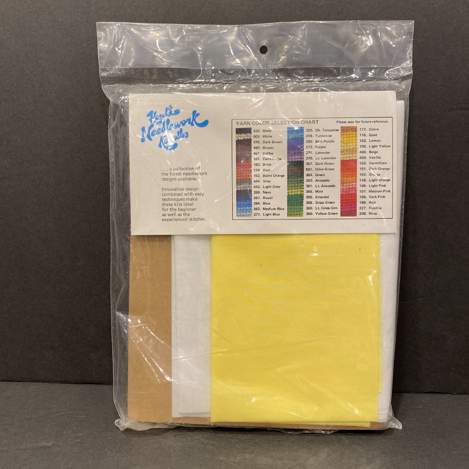 VTG NEW 70's Hazel Pearson Handicrafts Cross Stitch Happiness friends Pillow Kit