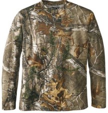 NEW 2XL Mens Realtree Xtra Camo Long Sleeve Tee Shirt Hunting Base Layer Big NWT